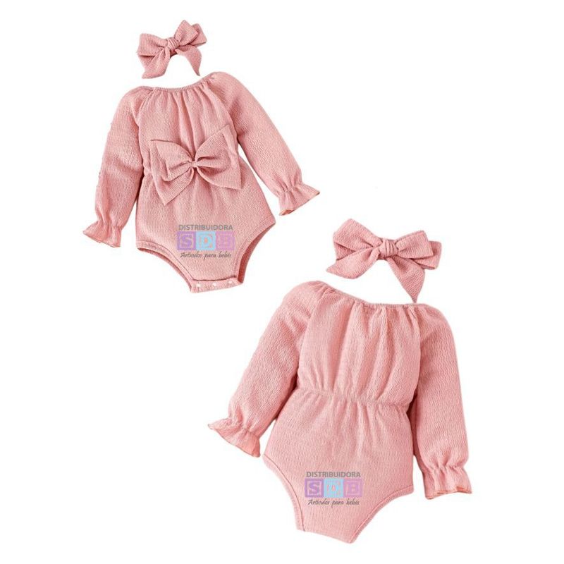 FRAGOLA KIDS - Body Vestido Para Bebe 2 Piezas Entrega Inmediata_.