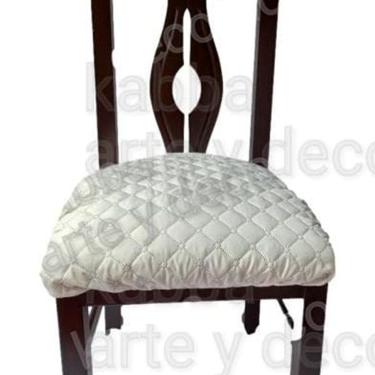 GENERICO - Set x 4 Protectores Para Sillas de Comedor Doble Faz Beige - Marrón