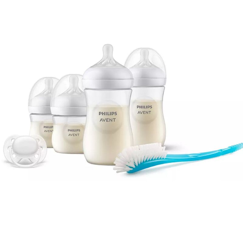 AVENT - Set Teteros Avent Naturals Bebe Set 6 Piezas Anti-gases