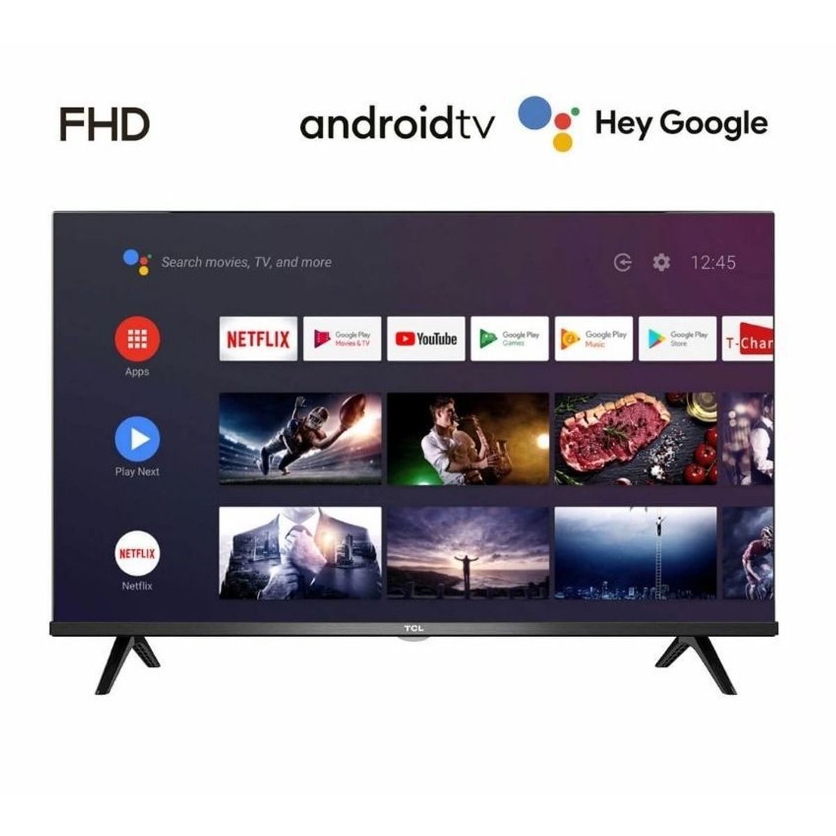 TCL - Tv tcl 40" pulgadas 102 cm 40s60a fhd led plano smart tv android