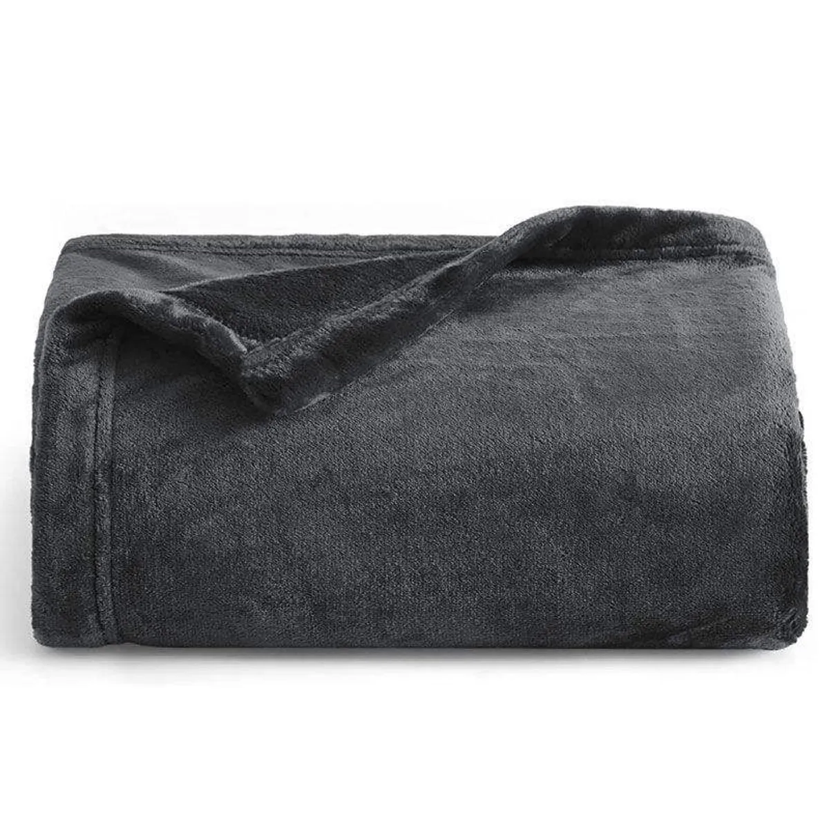 GENERICO - Cobija Manta Frazada Térmica Cama Doble Negro 220X190 CM