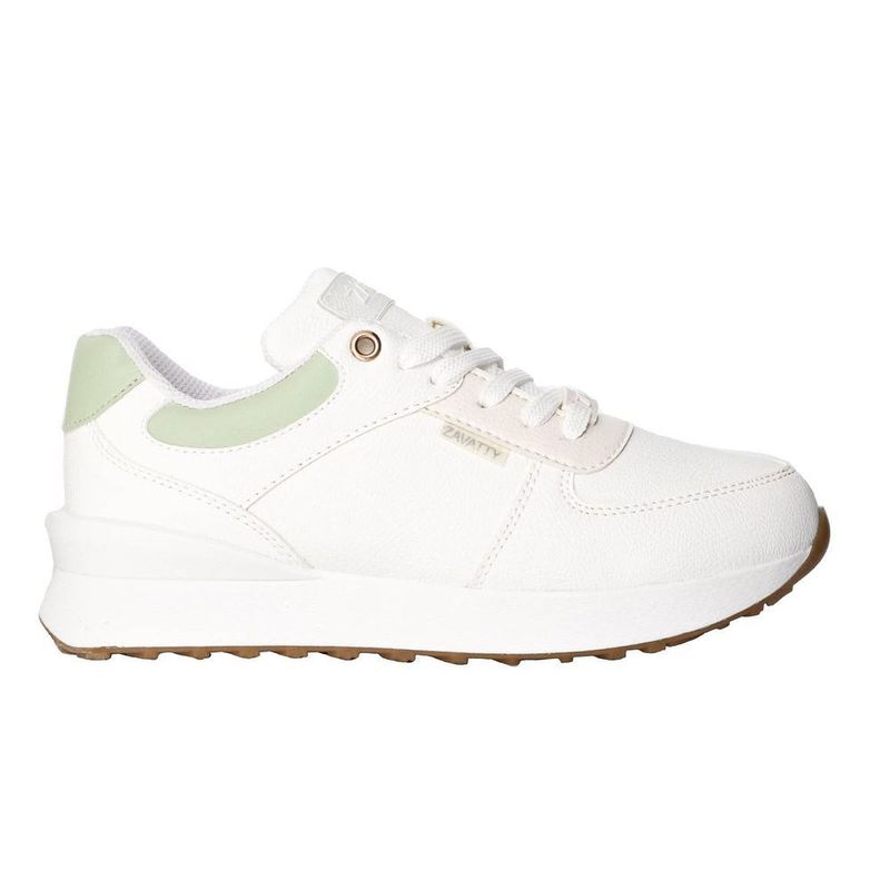 ZAVATTY - Tenis para mujer TA966 TALCO X VERDE PISTACHO ZAVATTY