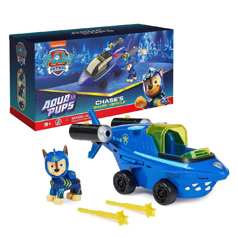 SPIN MASTER - Paw Patrol Vehiculos Aqua Pups Patrulla Canina Chase