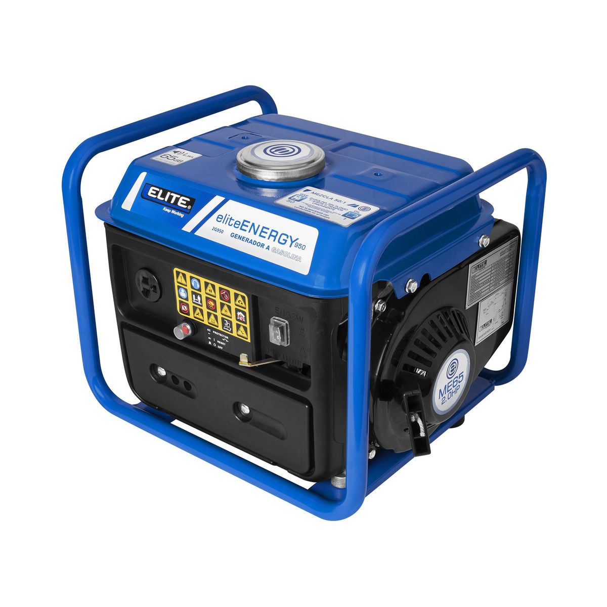 ELITE - Generador A Gasolina De 950w 65cc 2t Elite 2g950