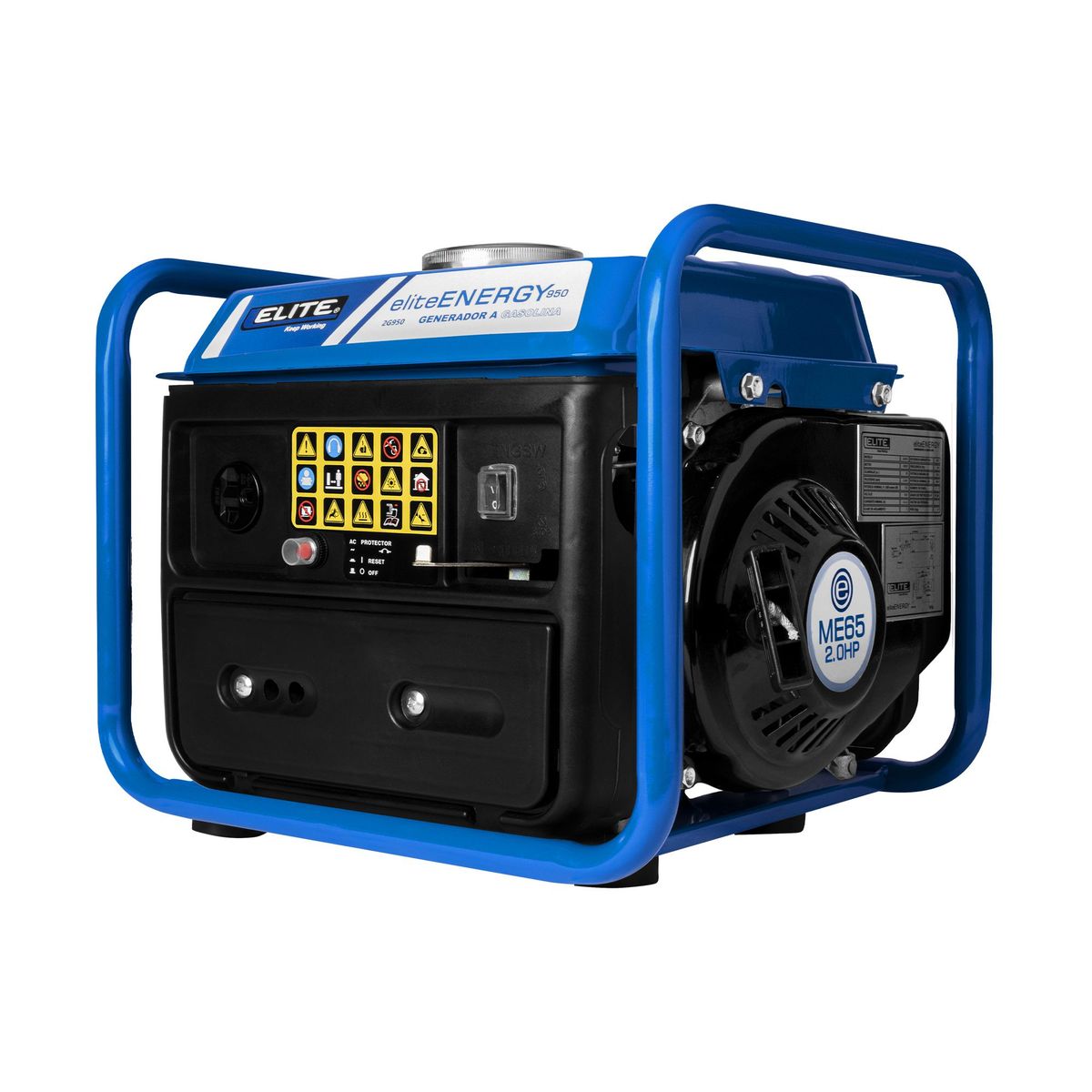 ELITE - Generador A Gasolina De 950w 65cc 2t Elite 2g950