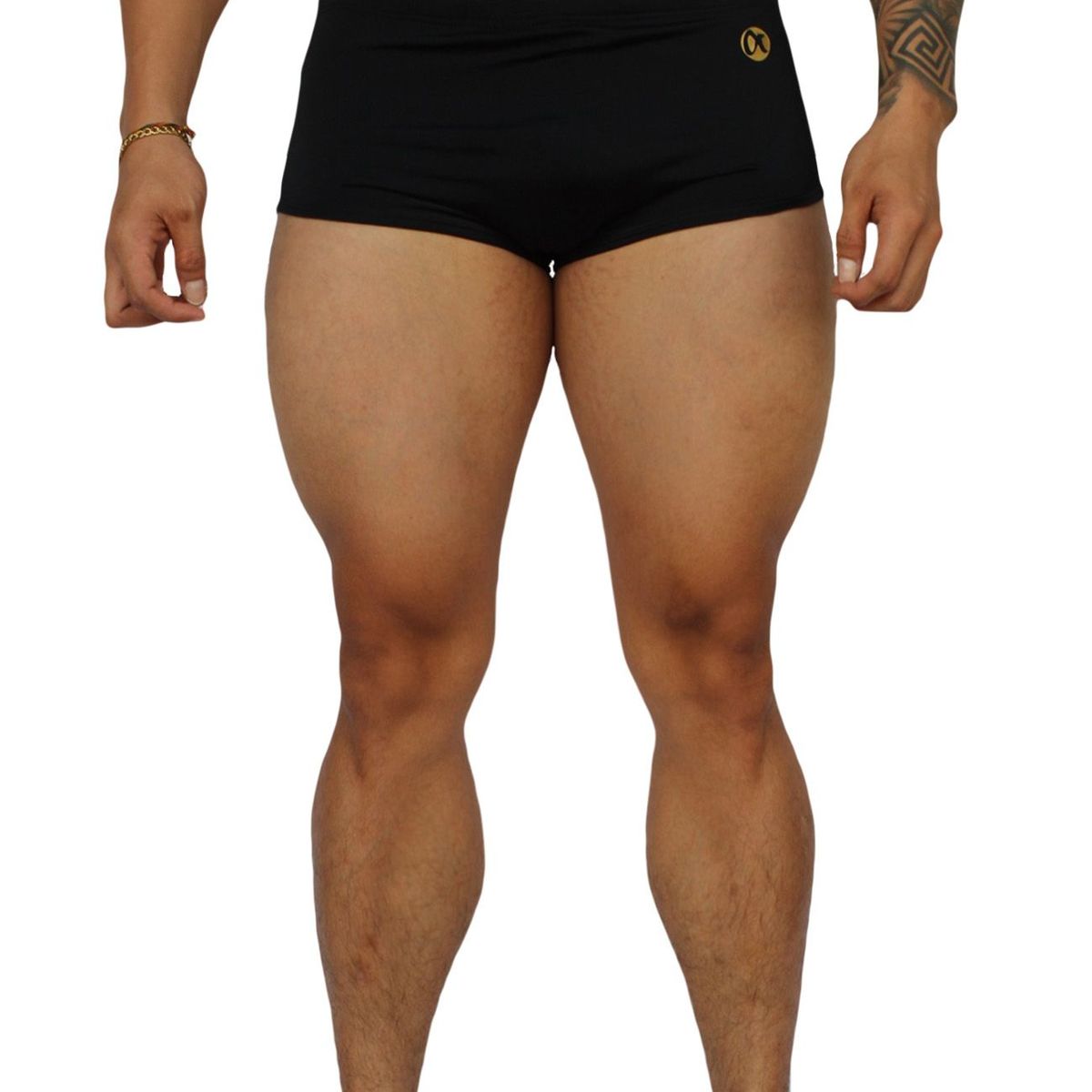 GENERICO - Traje De Baño Sunga  Boxer Lisa Unicolor Mundo Alfa de Hombre