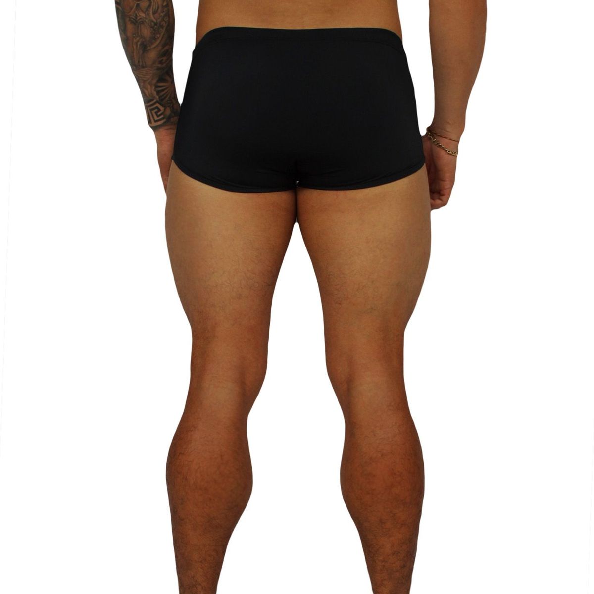 GENERICO - Traje De Baño Sunga  Boxer Lisa Unicolor Mundo Alfa de Hombre