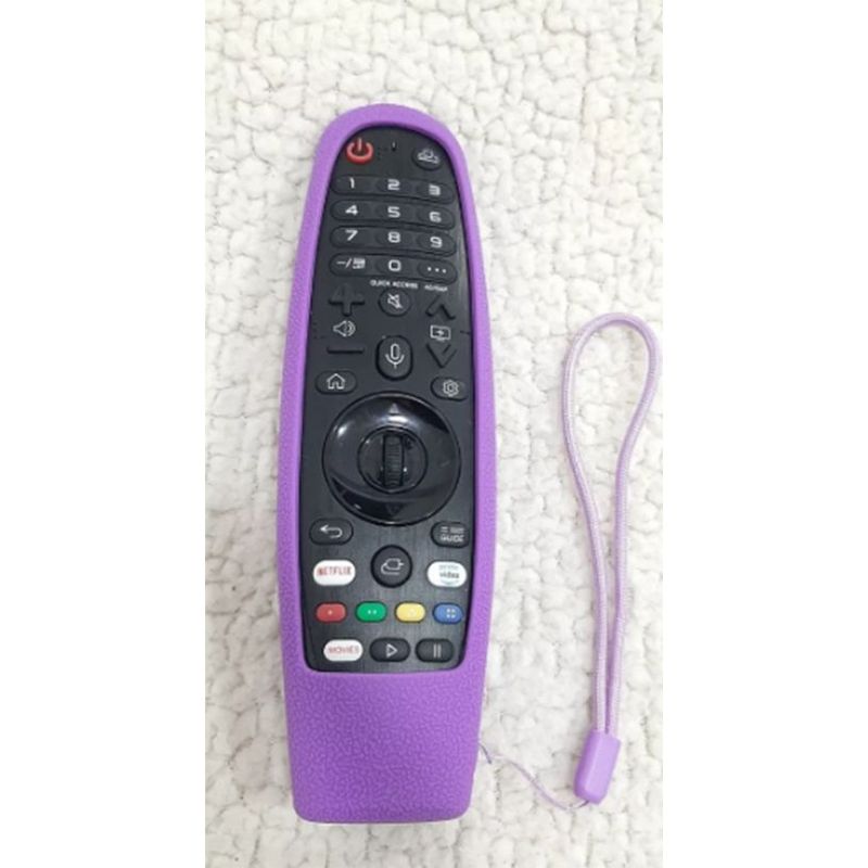 GENERICO - Funda Forro Protector Silicona Control Magic LG + Cuerda