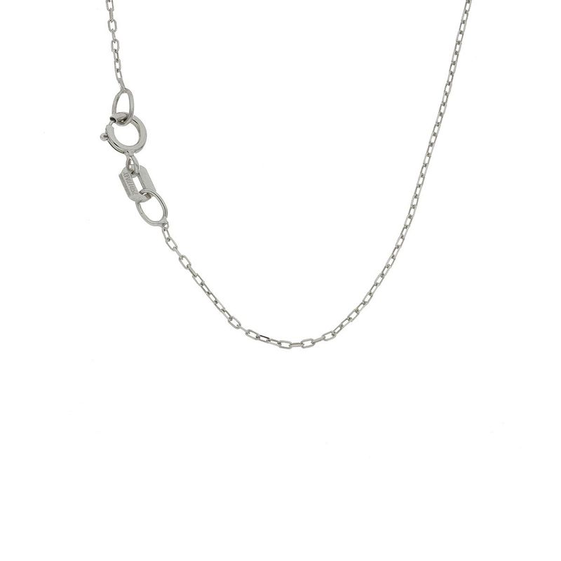 LUXURY TIME - CADENA Oro Blanco 45 cm_.