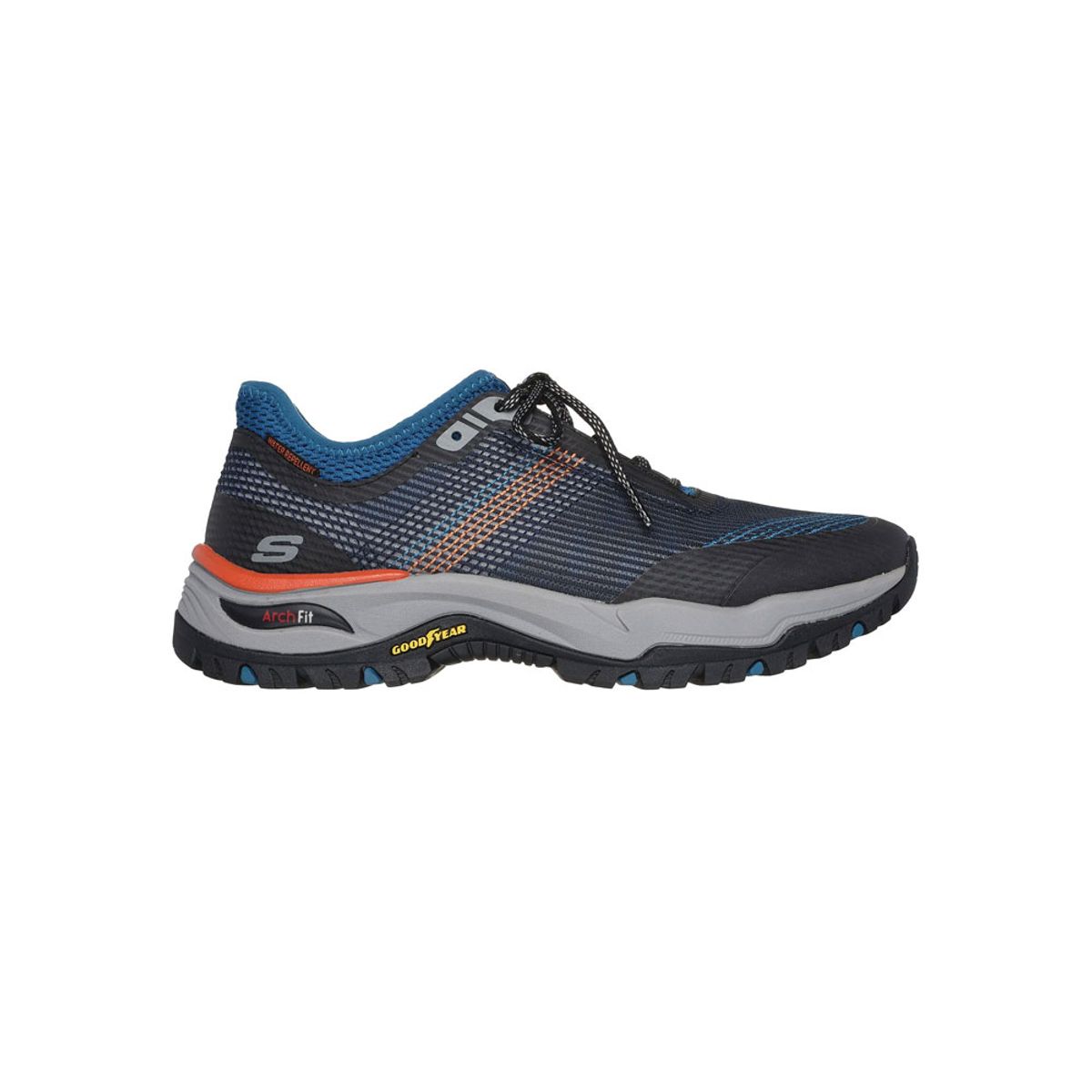 SKECHERS - Tenis Hombre Skechers Arch Fit Dawson Mahone - Azul-Negro
