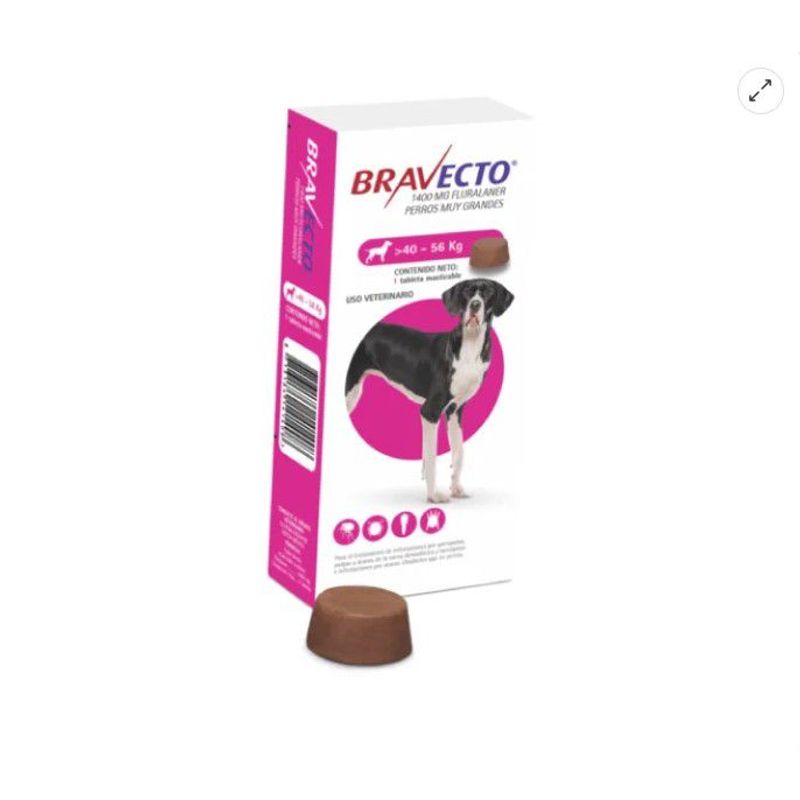BRAVECTO - Bravecto 40 - 56 kg 1 tableta