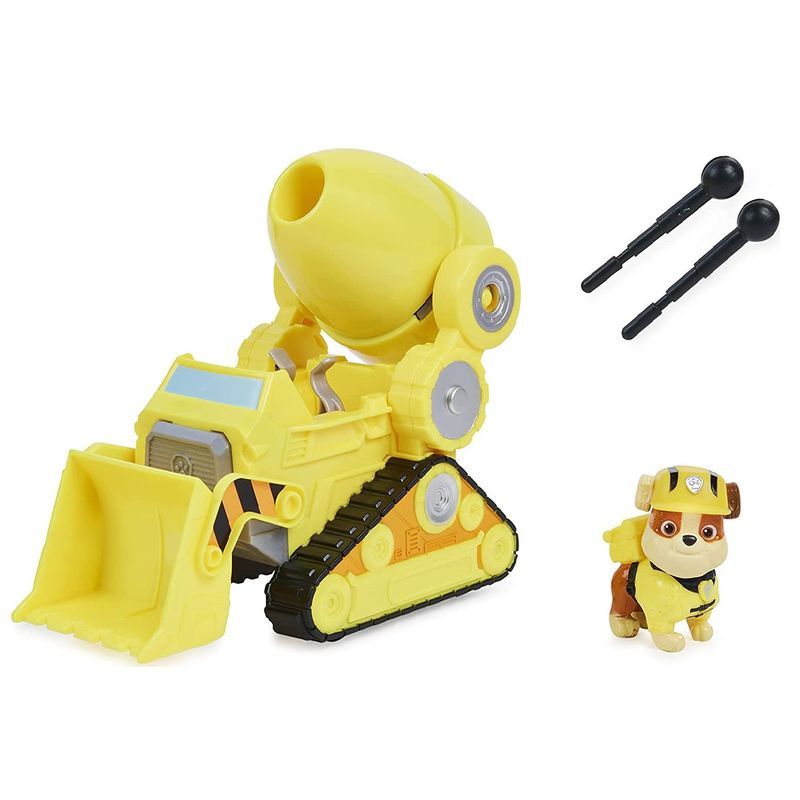 SPIN MASTER - Paw Patrol Transformer Deluxe Rubble Carrito Patrulla Canina