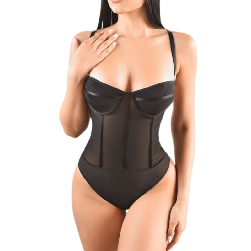 BAPU - Body corset con tiras graduables copa con arco