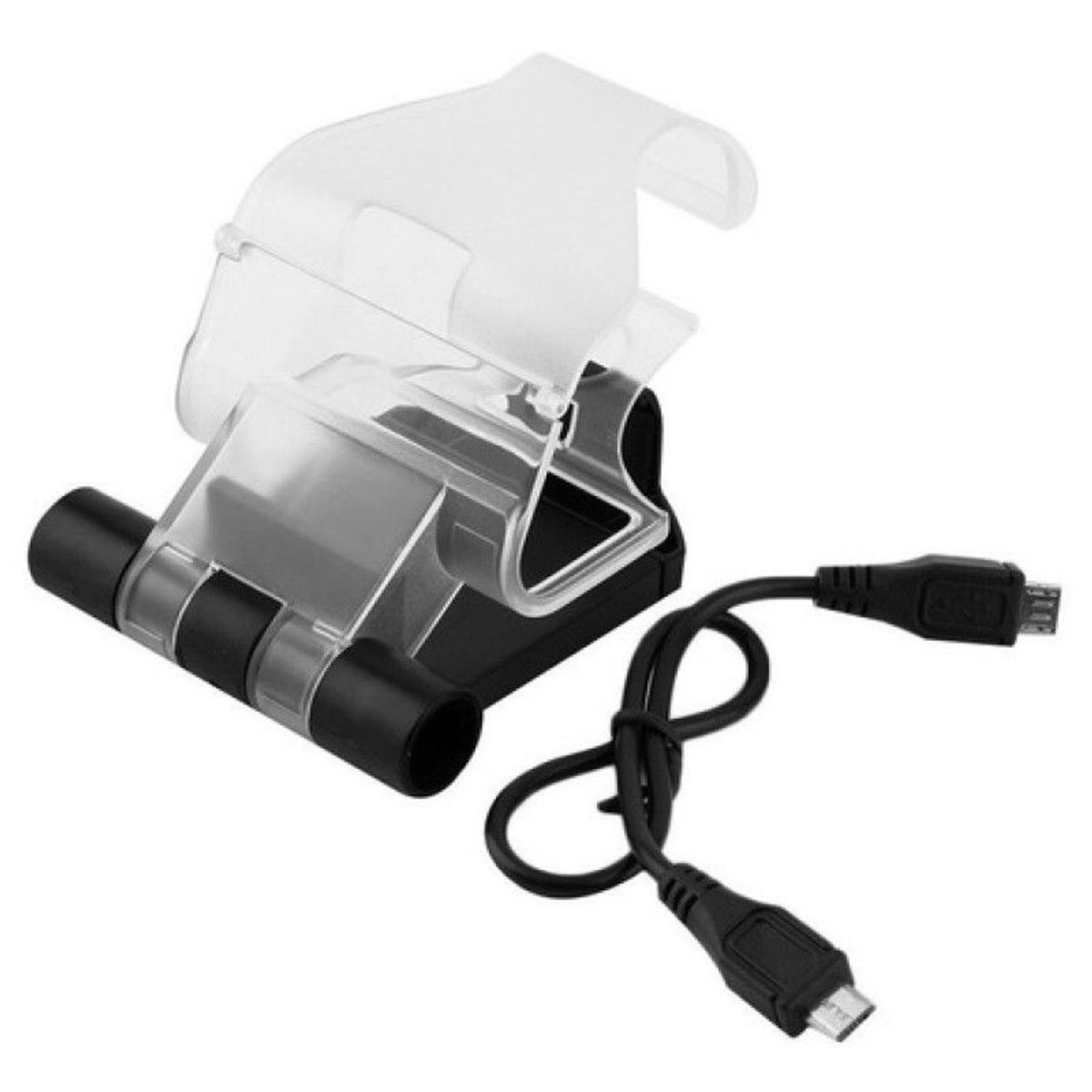 GENERICO - Soporte Clip De Celular Smarphone Para Control Ps4 + Cable.