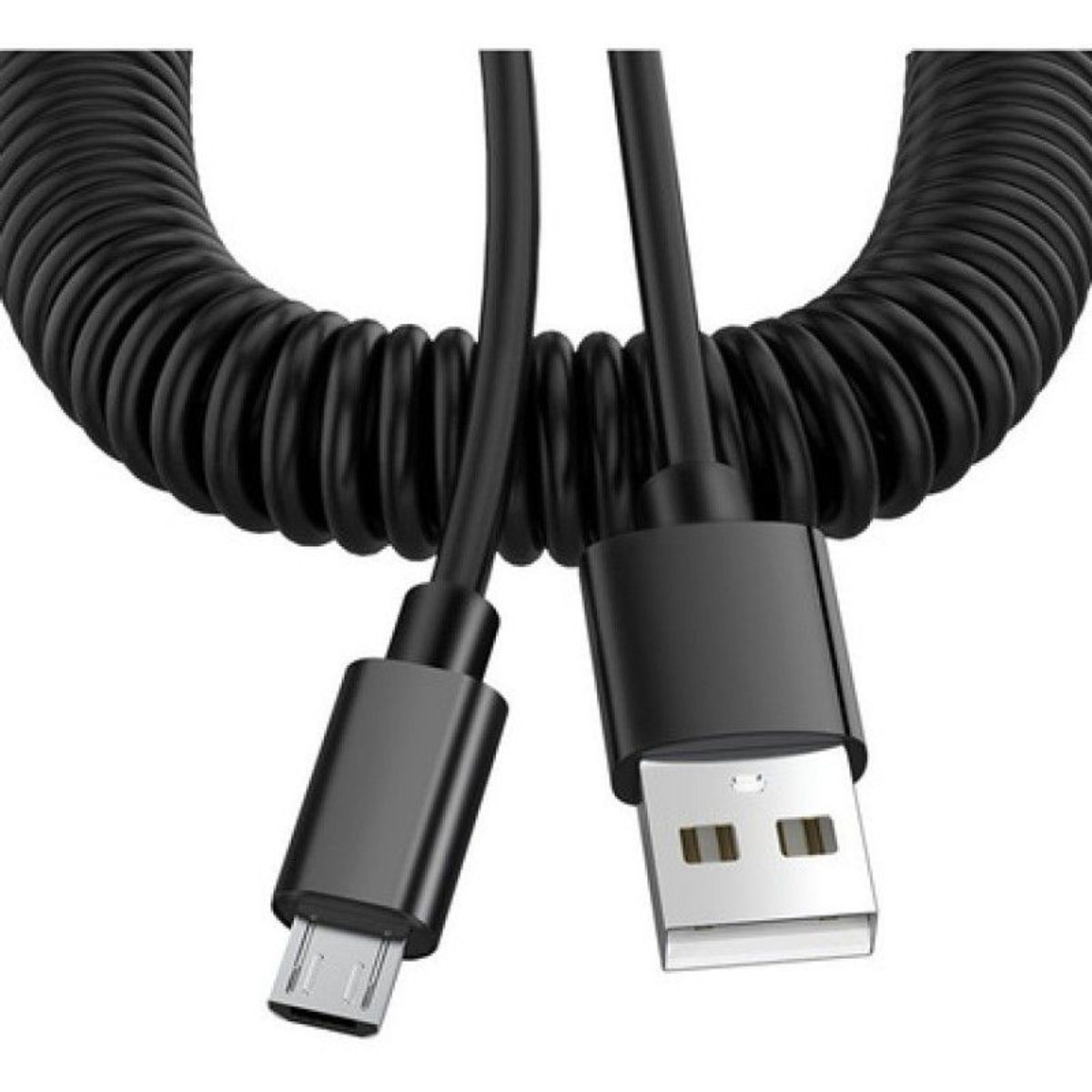 GENERICO - Cable Espiral Carga Rápida Y Datos Usb A Tipo C  Micro Usb