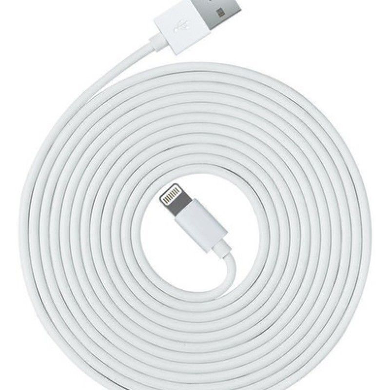 GENERICO - Cable Usb A Lighting Para iPhone Certificado Mfi Para Moviles 3m