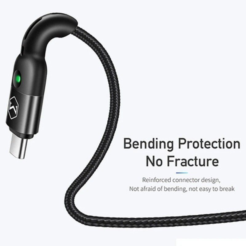 MCDODO - Cable Espiral Mcdodo Carga Rápida Y Datos Usb A Usb-c 1,8 Mt