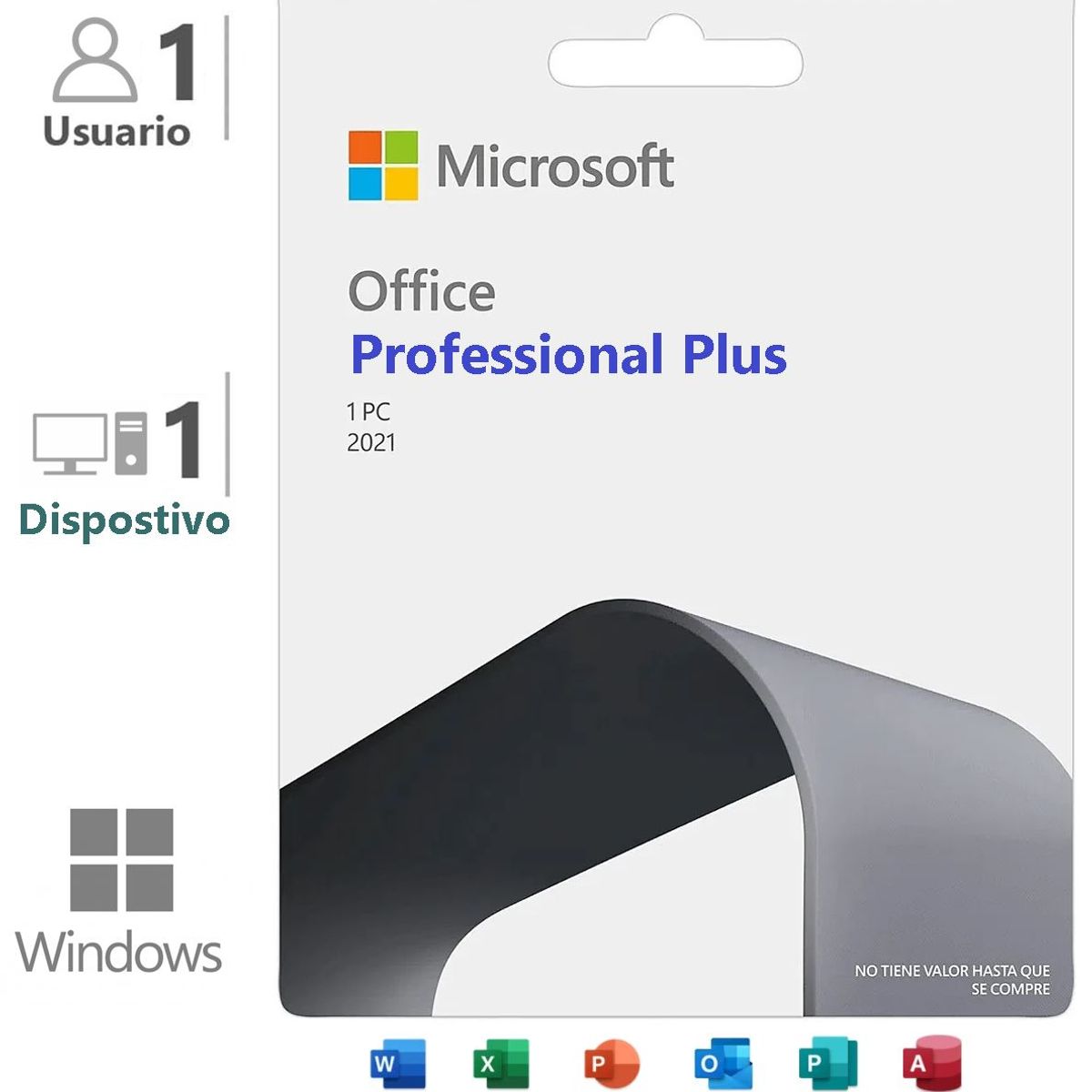 MICROSOFT - Office Profesional Plus 2021 1 PC ESD