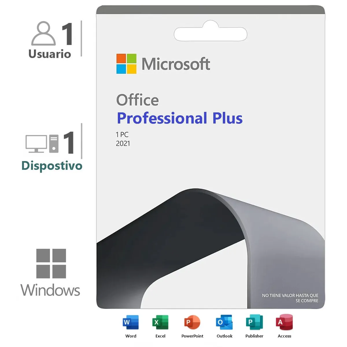 MICROSOFT - Office Profesional Plus 2021 1 PC ESD