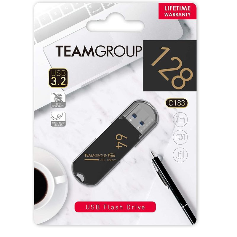 TEAM GROUP - Memoria USB 128 GB de Alta Velocidad 3.2 Team Group Original