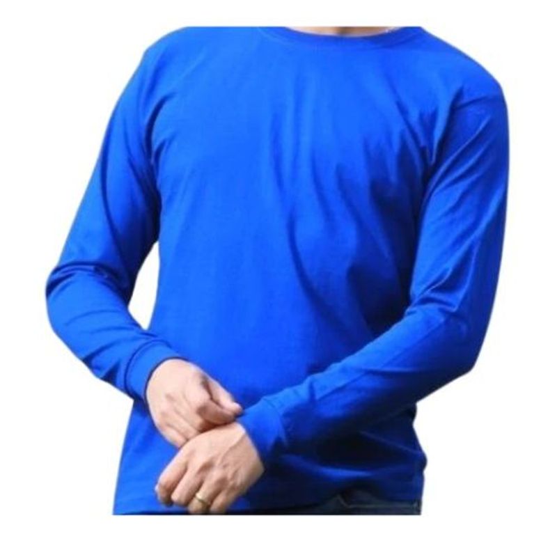 AFM - Camibusos Manga Larga 100% Algodón Cuello Redondo