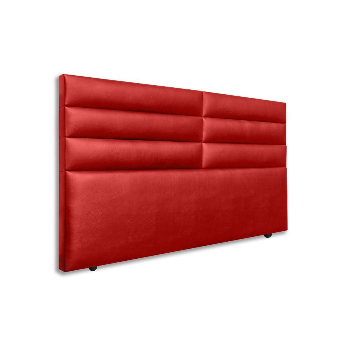 MAGIC CLASS - CABECERO BLOCK PARA PISO90X120 ECOCUERO ROJO