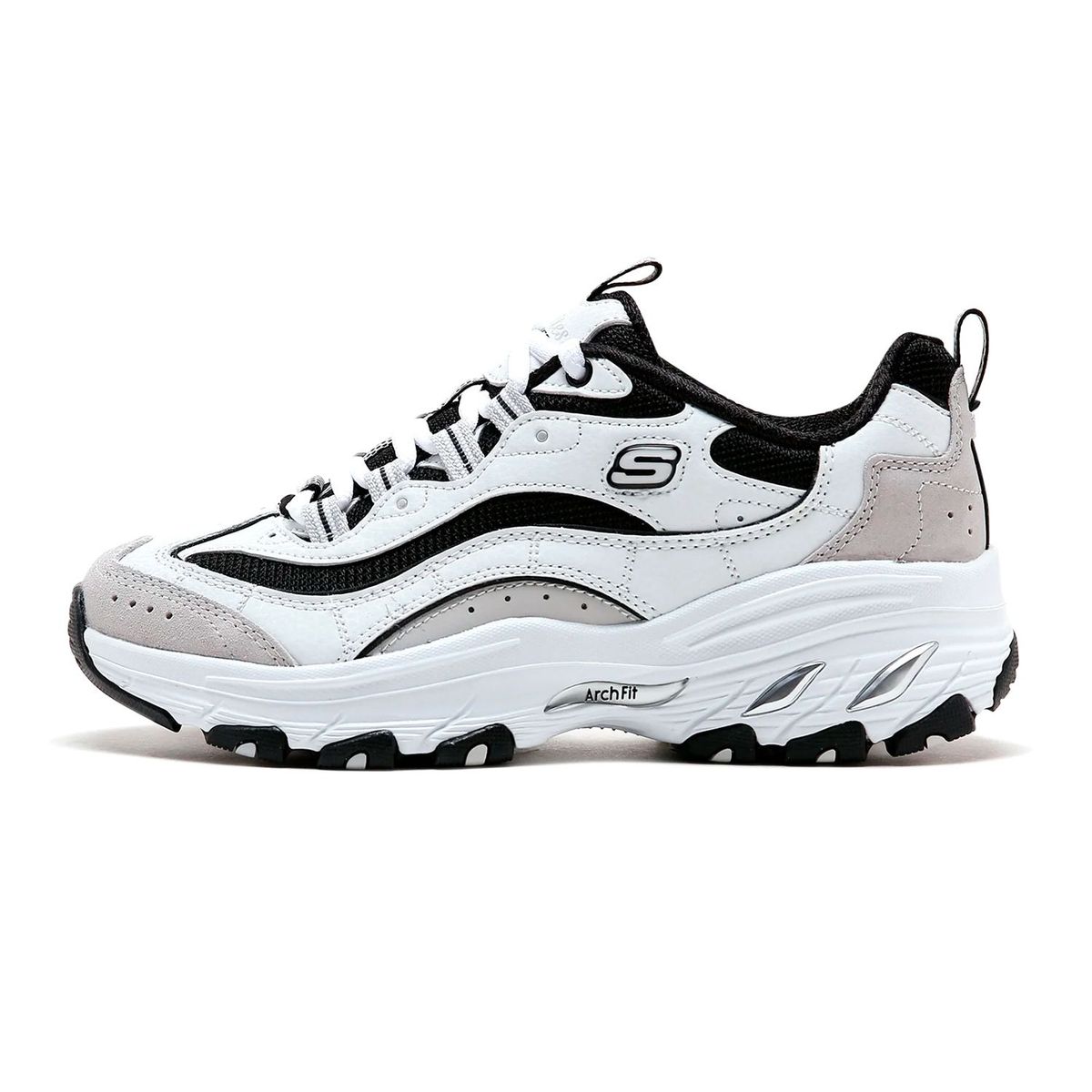 SKECHERS - TENIS SKECHERS BLANCO PARA DAMA SK ARCH FIT D LITES LUCID DREAMS 149805WBK