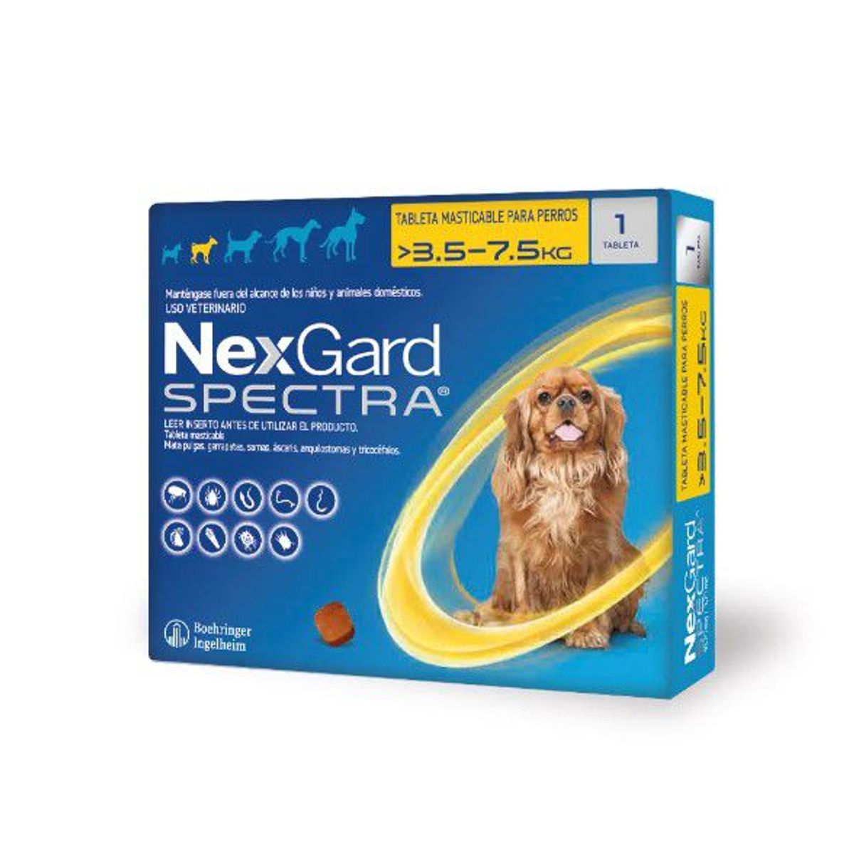 SPECTRA - Nexgard spectra 3-7kg 1 tableta