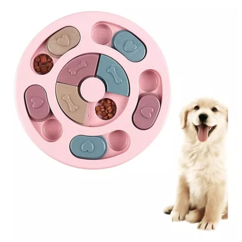 GENERICO - Comedero Didactico Para Mascota Tazon Interactivo