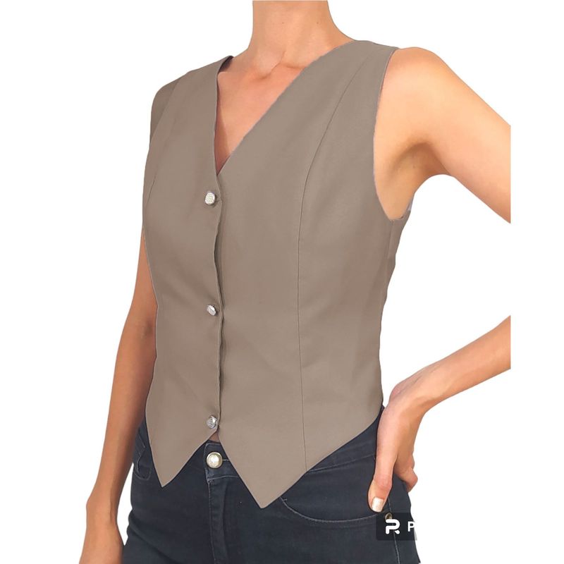 ASTRONAUT - Chaleco Cuello V Tallado para Mujer Elegante Casual marca Astronaut