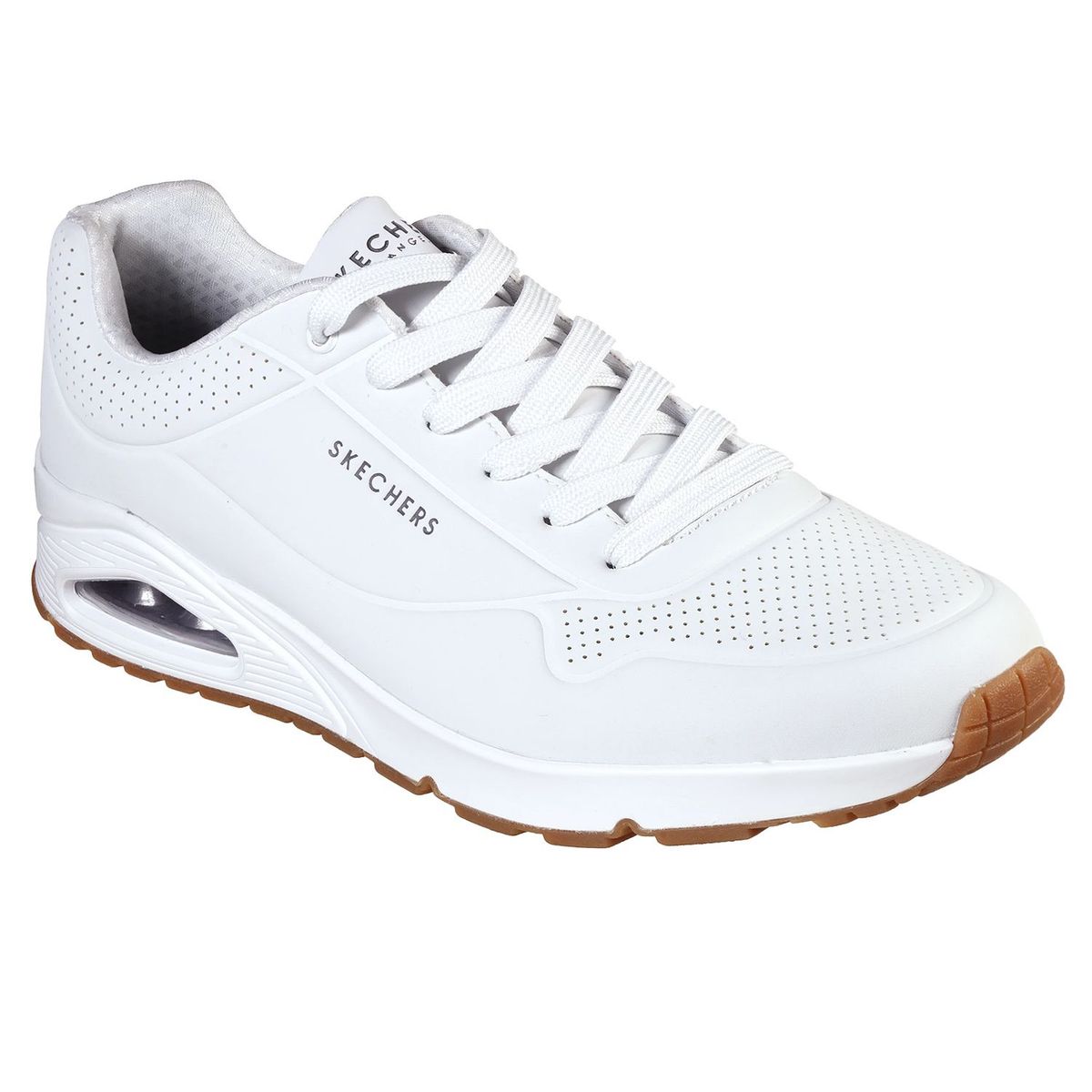SKECHERS - TENIS SKECHERS BLANCO PARA HOMBRE SK UNO STAND ON AIR WHITE 52458WHT