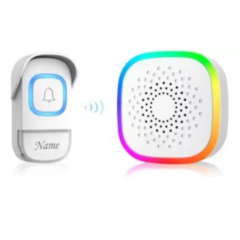 GENERICO - Timbre Inalámbrico Varios Tonos Varios Niveles Indicador Led