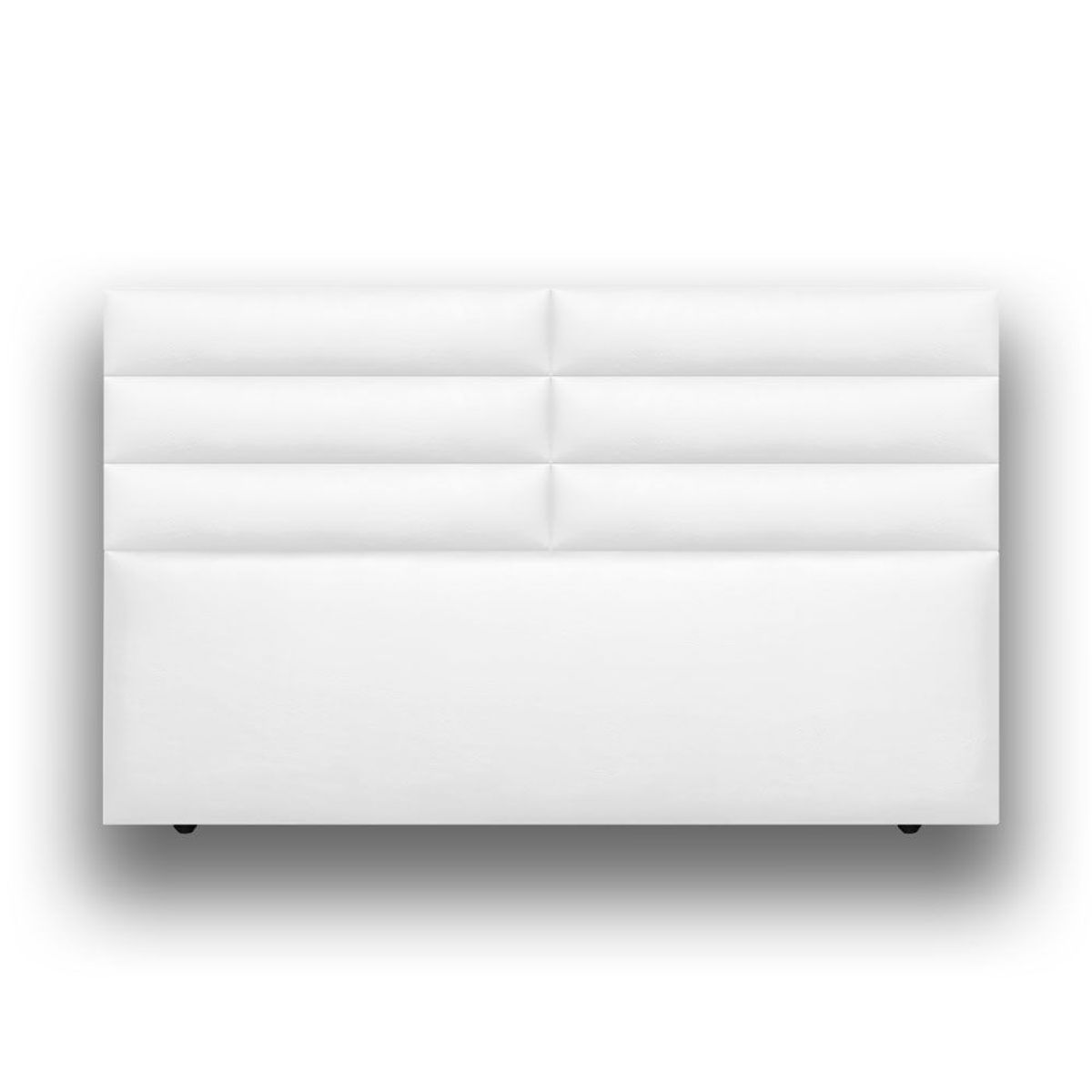 MAGIC CLASS - CABECERO BLOCK PARA PISO140X120 ECOCUERO BLANCO