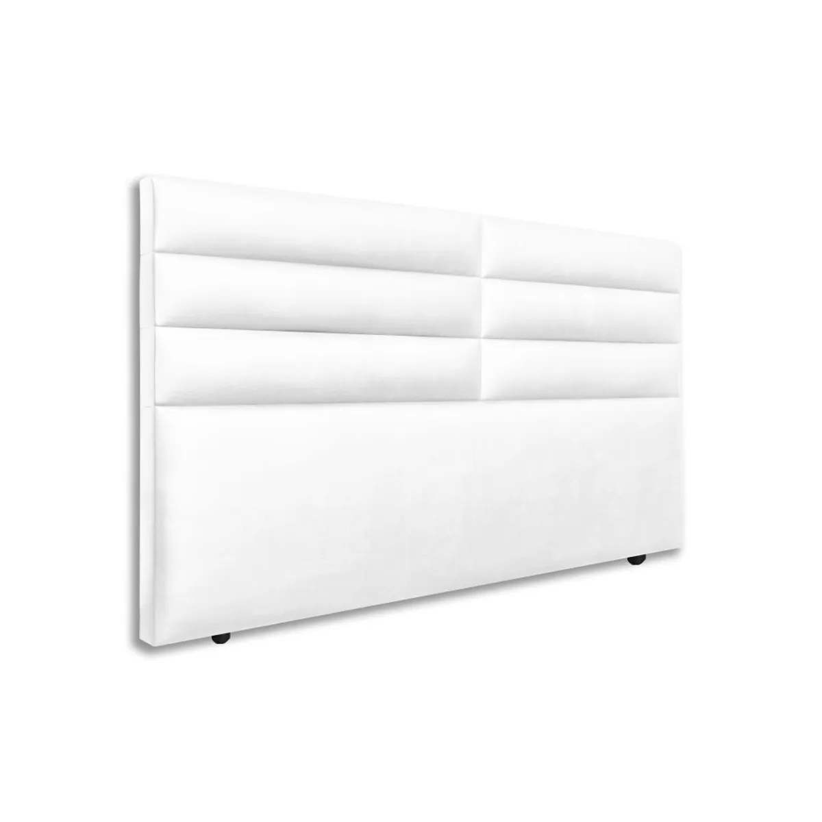 MAGIC CLASS - CABECERO BLOCK PARA PISO140X120 ECOCUERO BLANCO