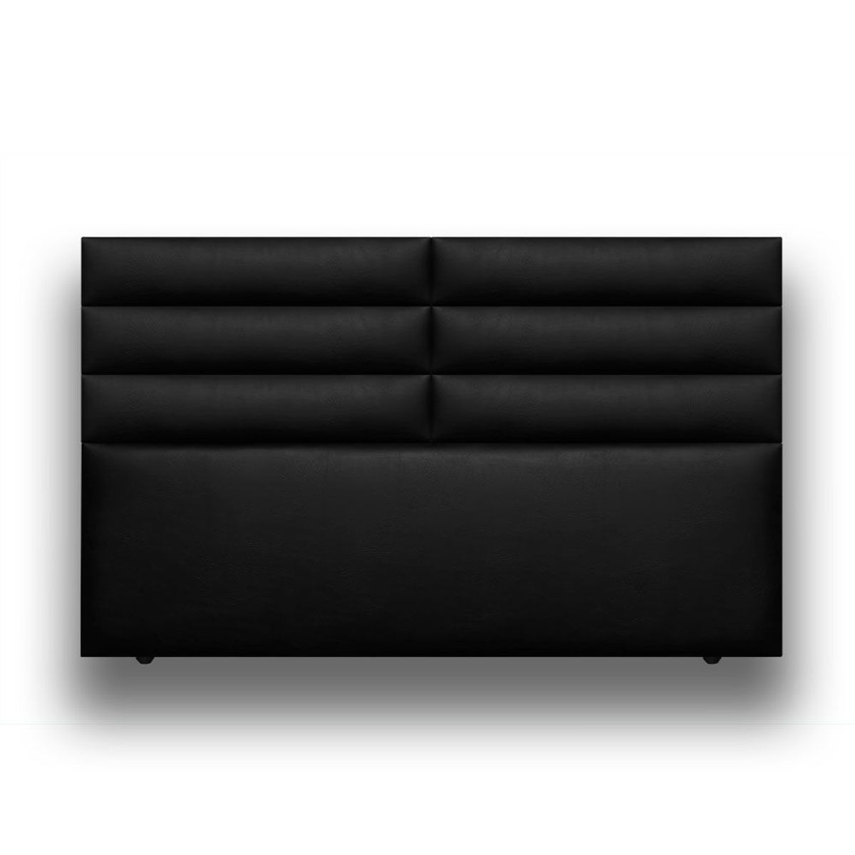 MAGIC CLASS - CABECERO BLOCK PARA PISO140X120 ECOCUERO NEGRO