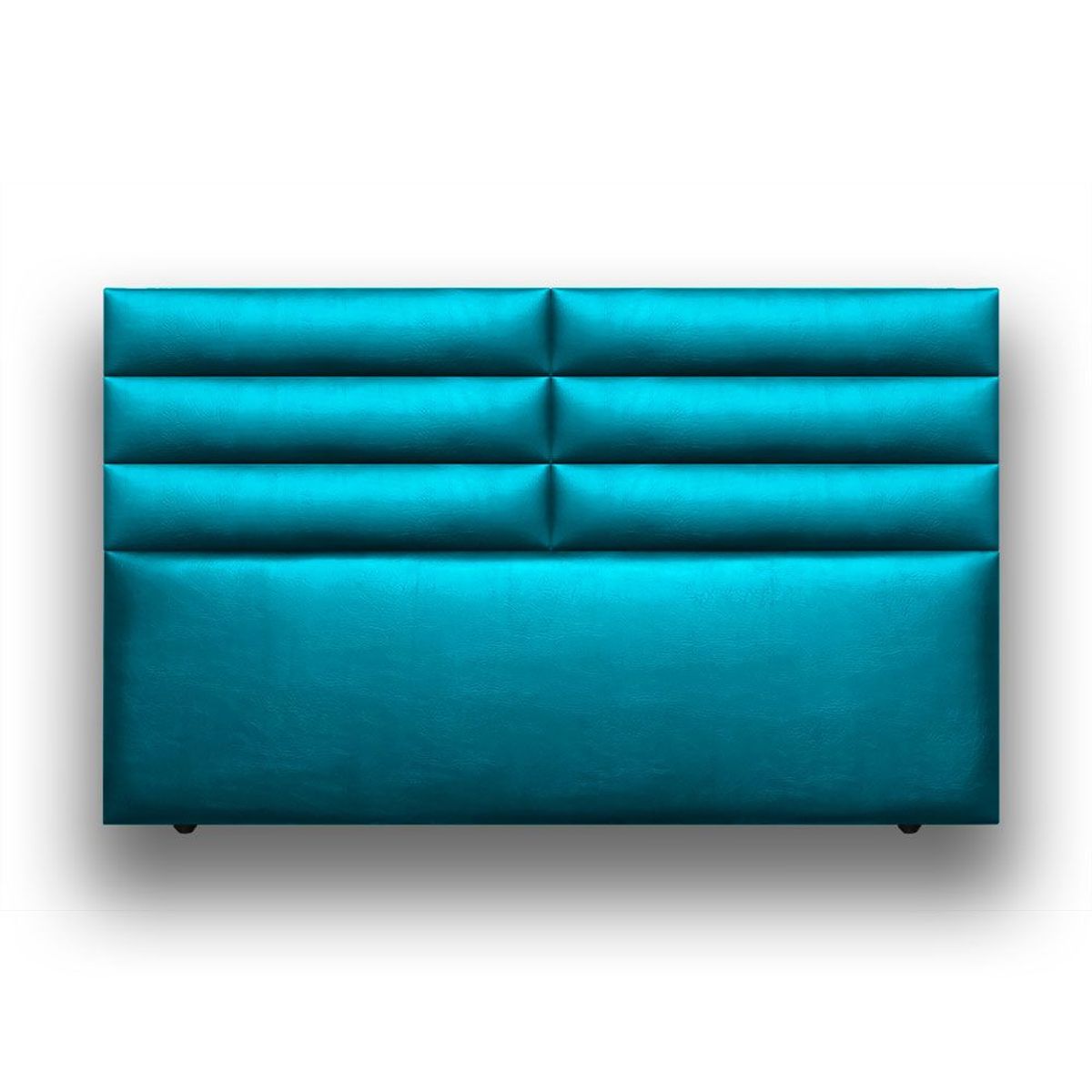 MAGIC CLASS - CABECERO BLOCK PARA PISO160X120 MICROFIBRA AZUL