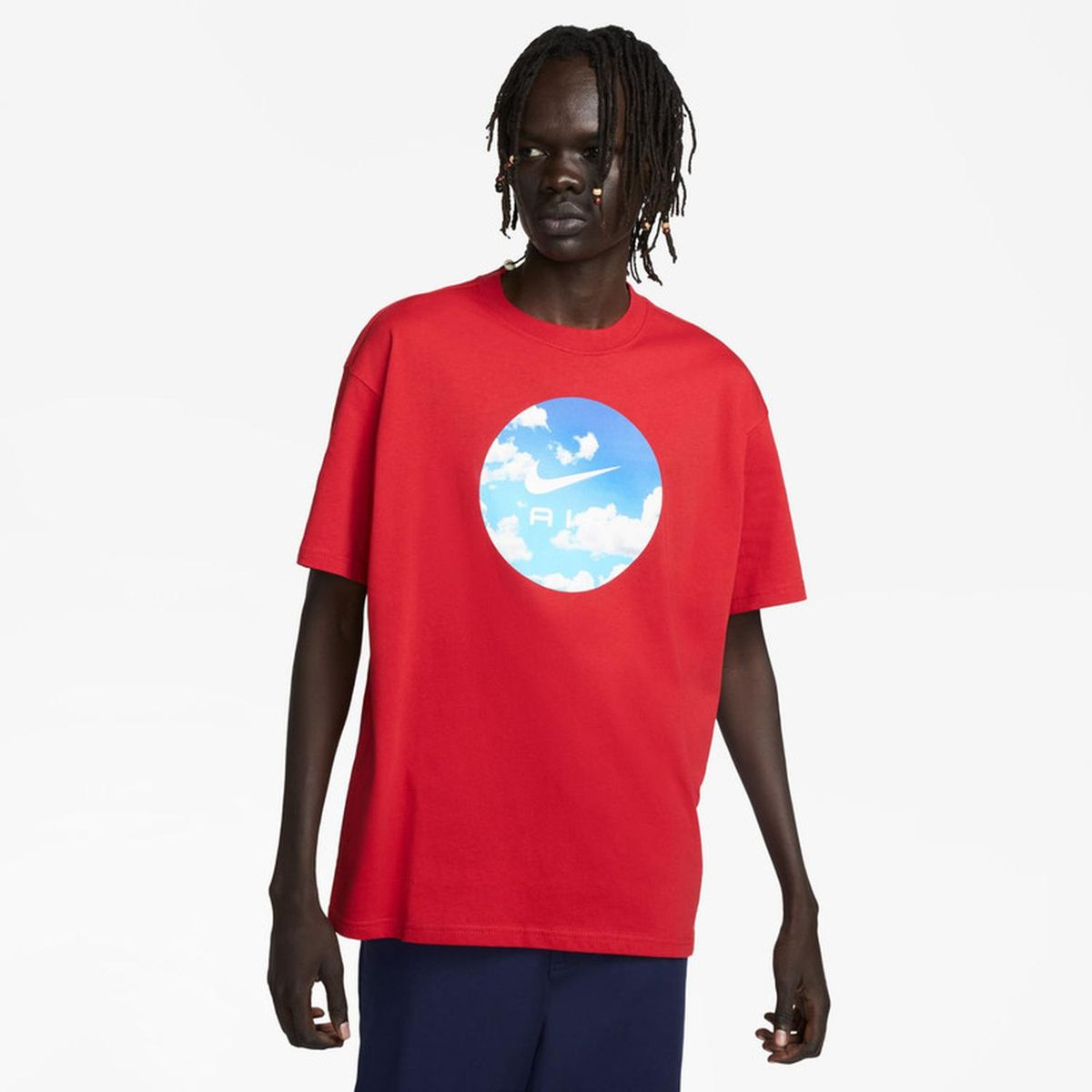 NIKE - Camiseta Hombre Nike Sportswear Tee M90 Air Hbr Negro