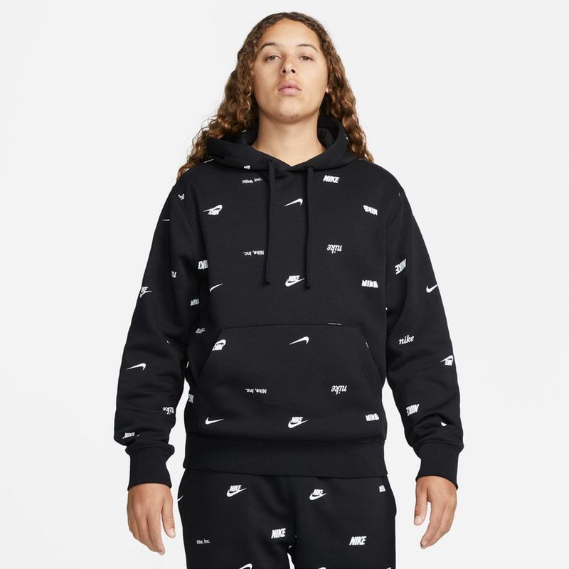 NIKE - Buzo Hombre Nike Club Negro