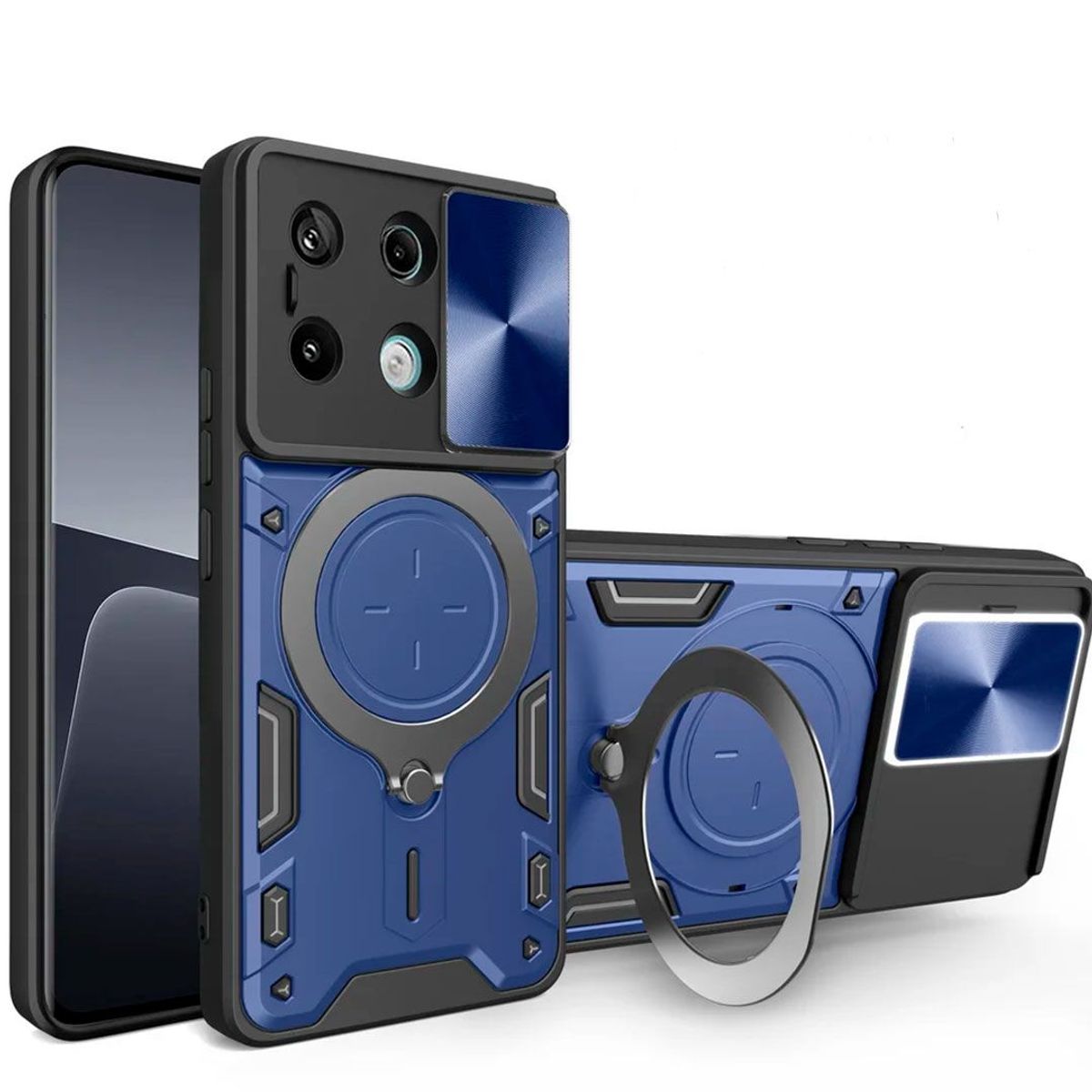 GENERICO - Estuche Proteccion Camara Para Xiaomi Redmi Note 13 4G Azul