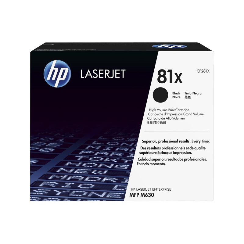 HP - Cartucho de Toner Hp 81X Negro Laserjet Original