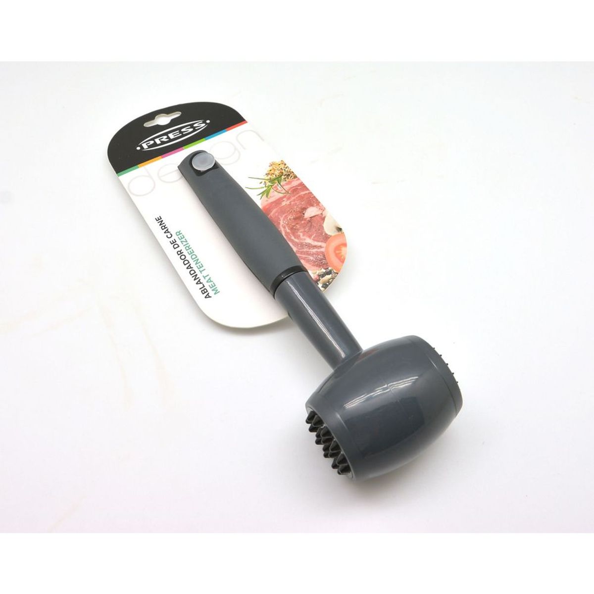 PRESS - Ablandador de Carne Martillo De Cocina PRESS 10219 - Gris