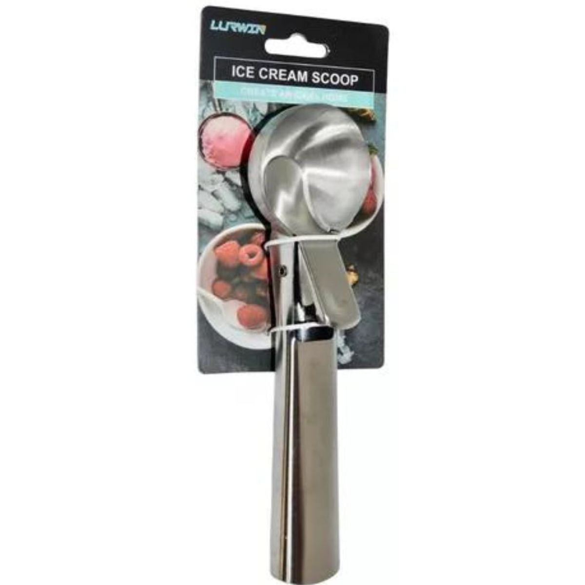 GENERICO - Cuchara Para Helado Acero Inoxidable Utensilios Cocina 18cm