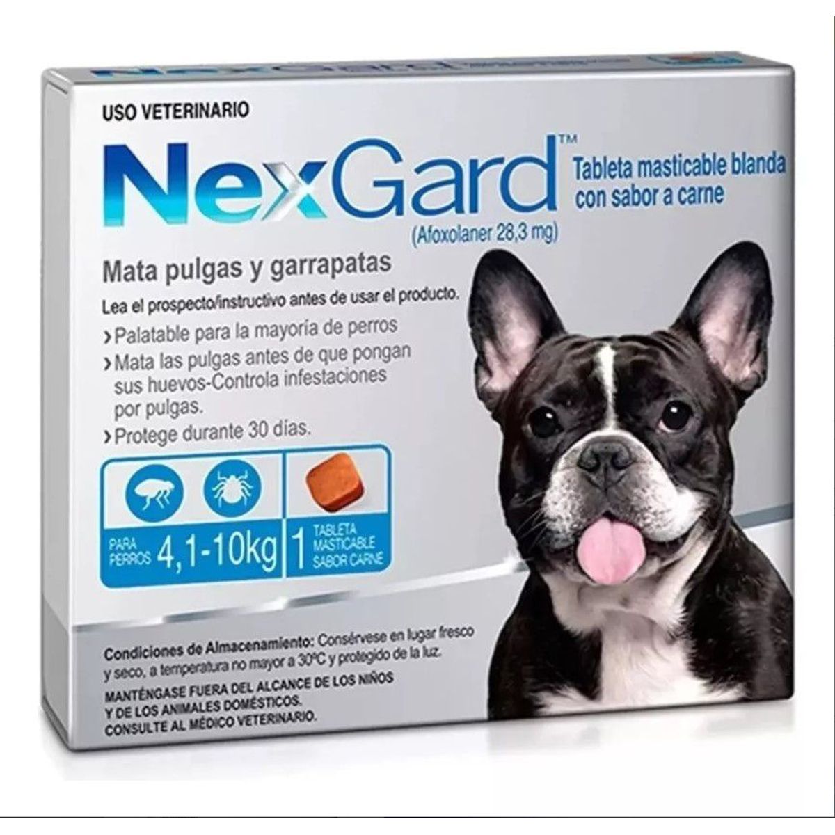 GENERICO - Antipulgas para perro Nexgard 4-10kg