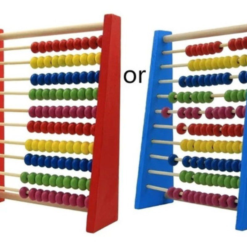 GENERICO - Abaco Madera Tablero De Conteo Montessori  Niños Juguete