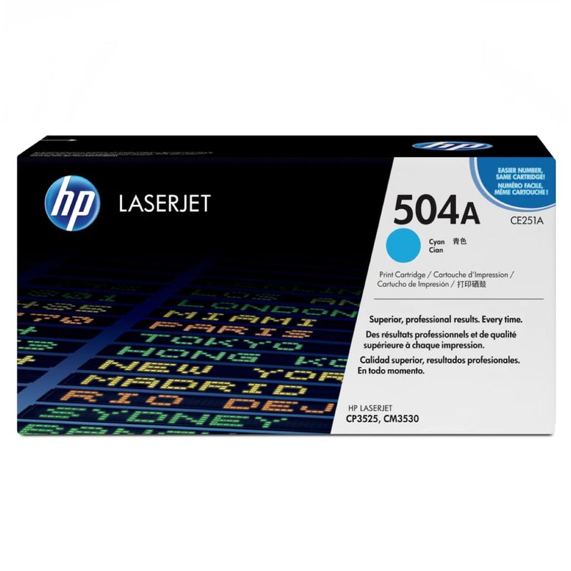 HP - Cartucho De Impresora Hp Laser Jet 504A