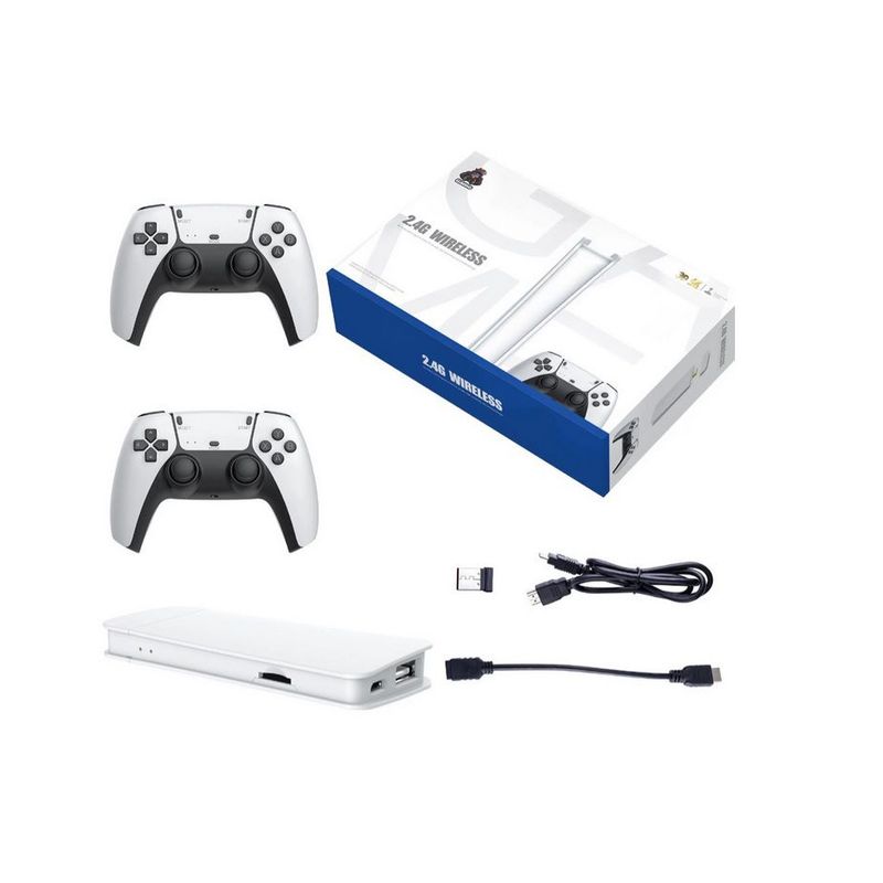 GENERICO - Consola Videojuego Portatil M15 Blanco Inalambrico