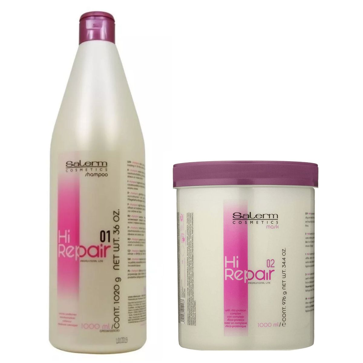 SALERM - Shampoo + Mascarilla Salerm Hi Repair 1L