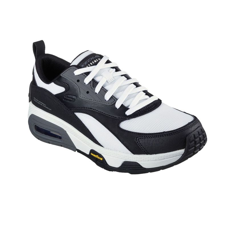 SKECHERS - TENIS SKECHERS NEGRO PARA HOMBRE SK SKECH AIR EXTREME V2 BLACK WHITE 232255BKW