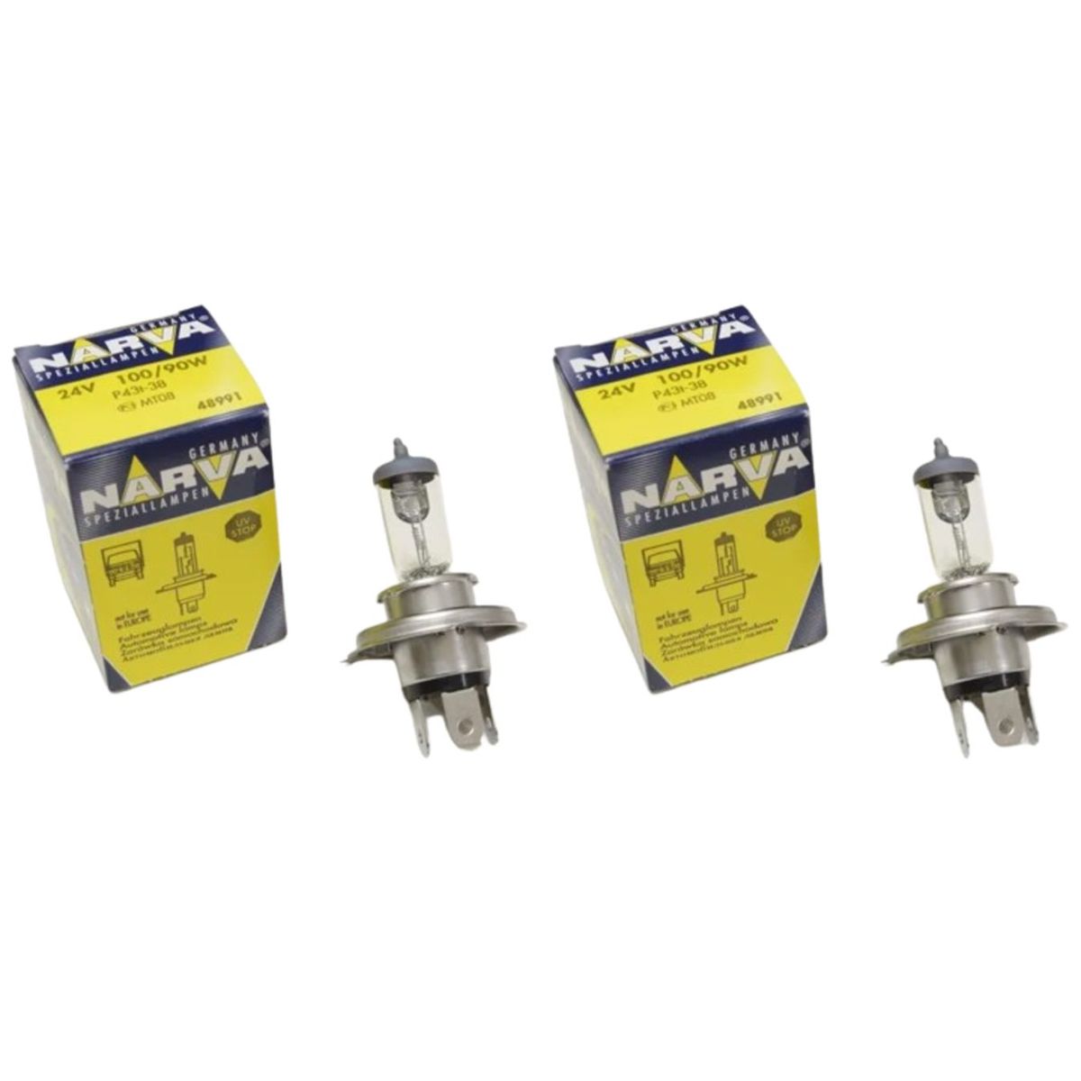 NARVA - BOMBILLO HALOGENO H4-P43 6055 W NARVA