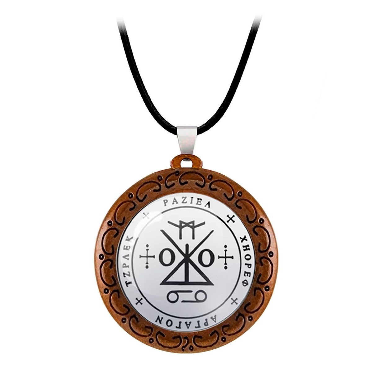 DAYOSHOP - Collar Raziel Arcangel Simbolo Unisex Detalle + Estuche